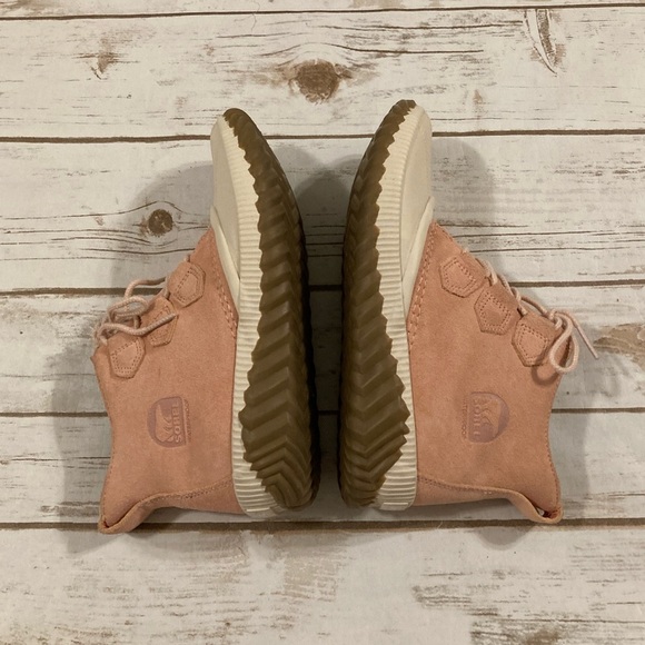 Sorel Women’s Boots Pink & Cream Out N About Waterproof Lace Up Size 8 - Picture 5 of 11